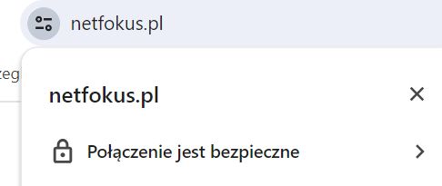 Certyfikat SSL - netfokus.pl
